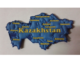 Магнит на холодильник "Карта Казахстана"